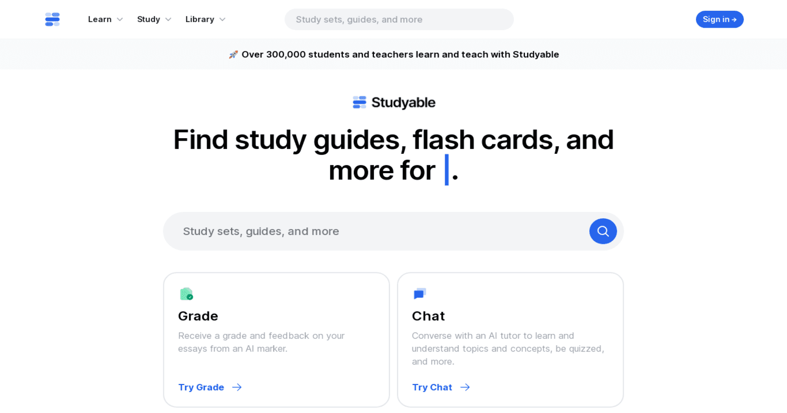 Studyable: Unlocking the Power of AI for Personalized Learning and Academic Excellence