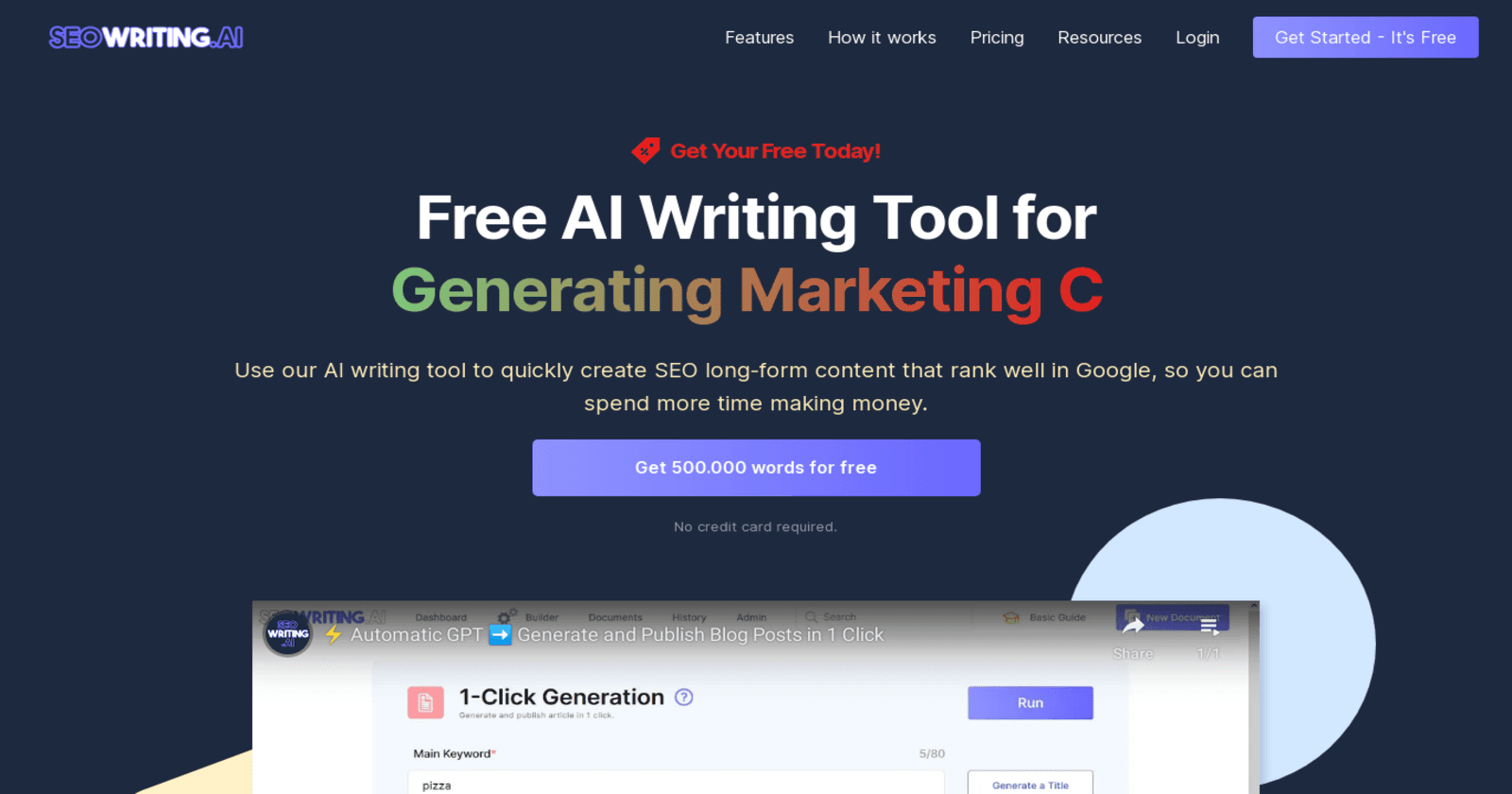 SEOWRITING.AI: Unlock Higher Rankings with AI-Powered SEO Writing Tool