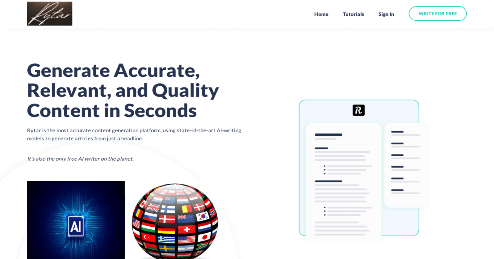 Discover Rytar: Your AI-Powered Content Generation Ally