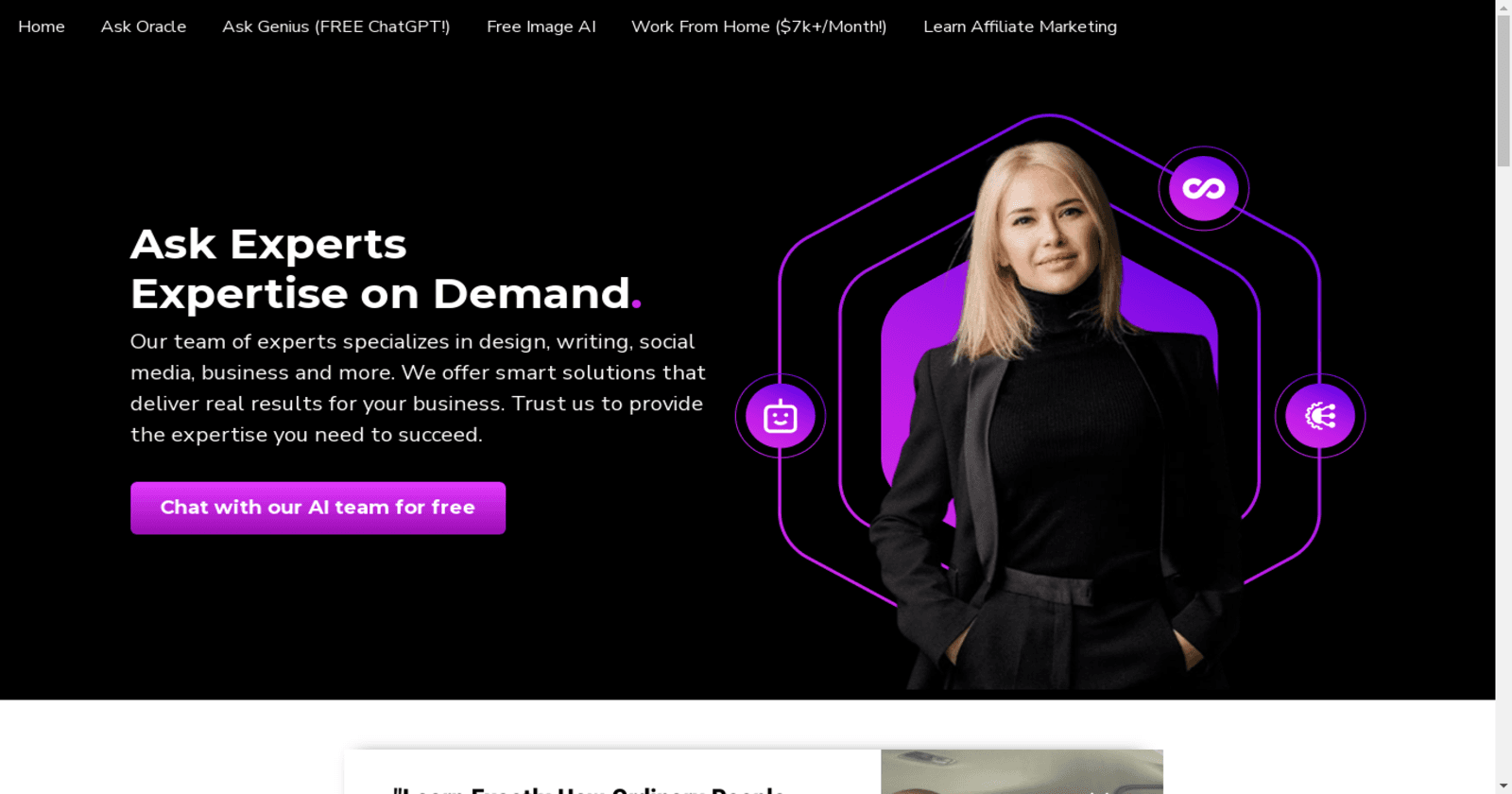 Harnessing the Power of Expertise with Ask Experts AI