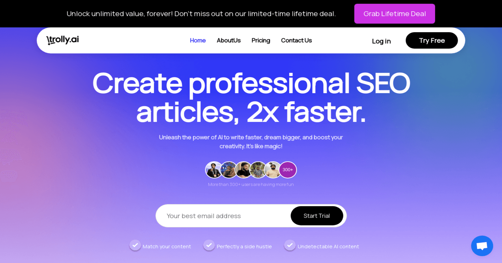 Boost Your Content Creation with Trolly.ai: AI-Powered SEO Articles Made Effortless