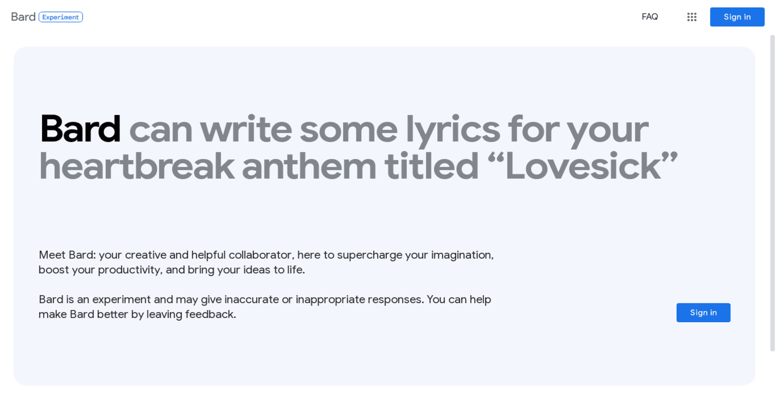 Unleash Your Imagination with Bard: Google's AI Experiment