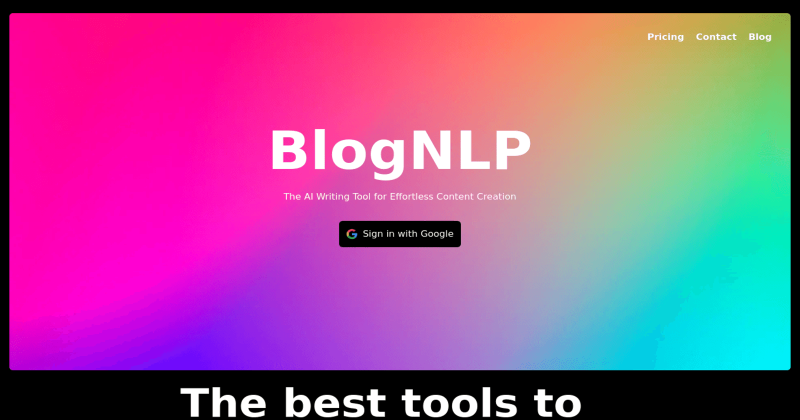 Unleash Creativity and Efficiency with BlogNLP: Your Ultimate AI Writing Tool