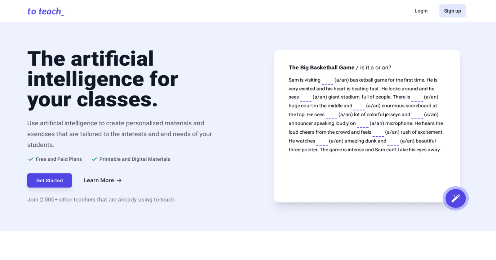 Elevate Your Teaching Game with 'To Teach': AI-Powered Personalized Learning