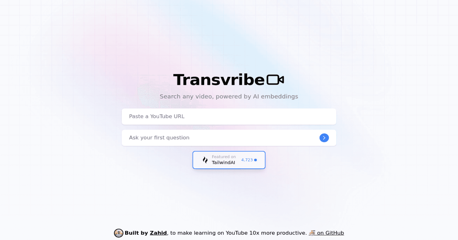 Transvribe: Revolutionizing YouTube Learning with AI-Enhanced Interactivity