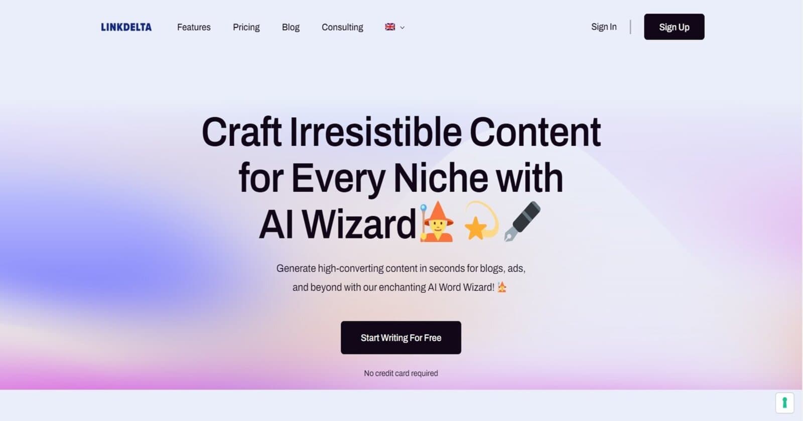 Unlocking AI Magic: Linkdelta - Your Ultimate SEO & Marketing Writing Tool