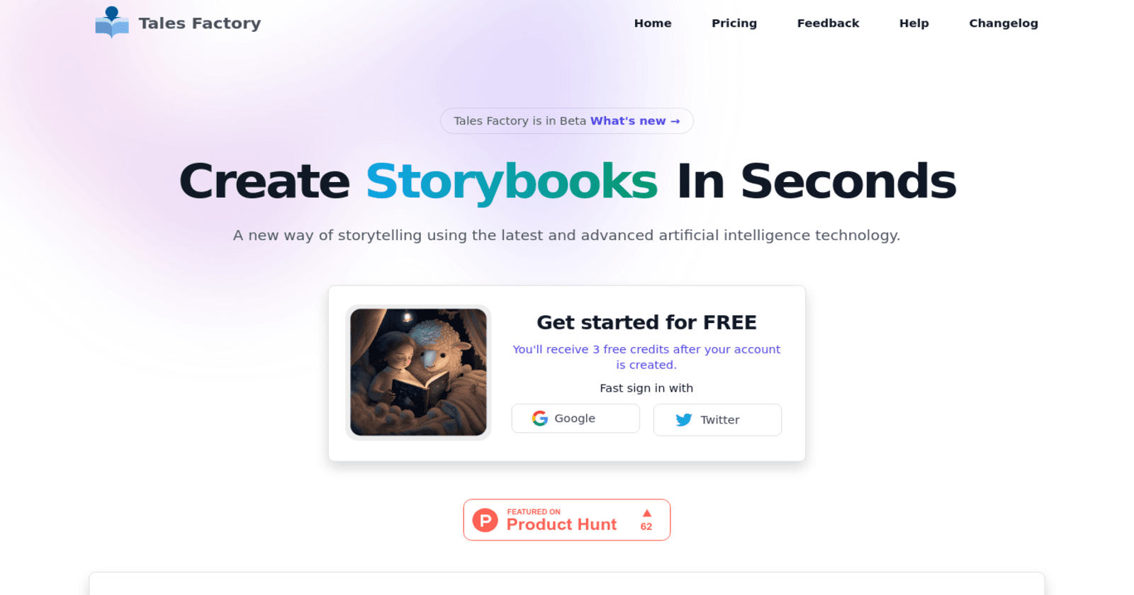 TalesFactory - Creating Storybooks with AI Magic