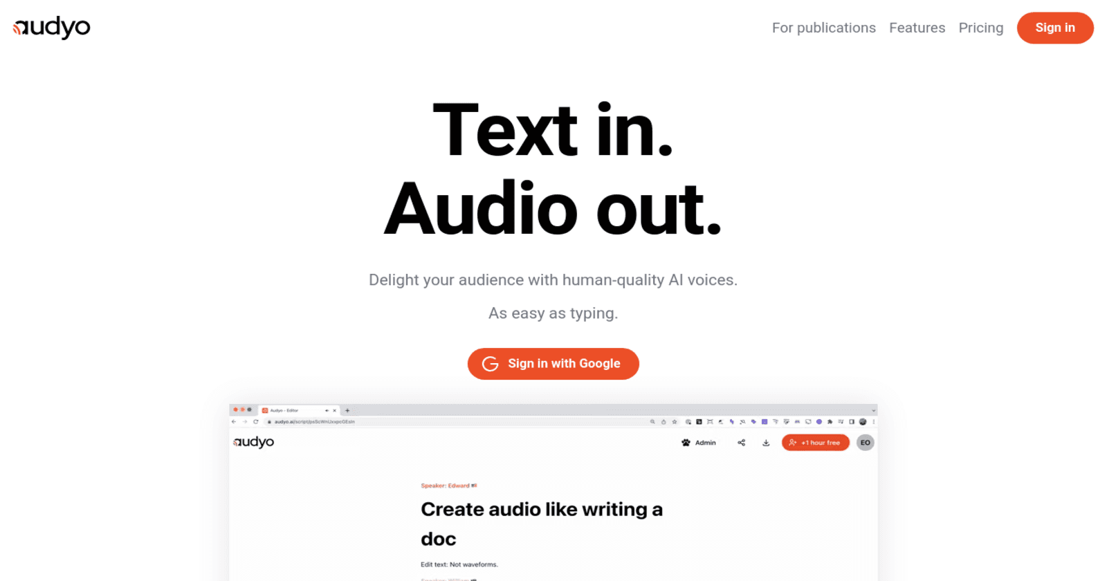 Unlock the Power of Voice: Transforming Text into Captivating Audio with Audyo